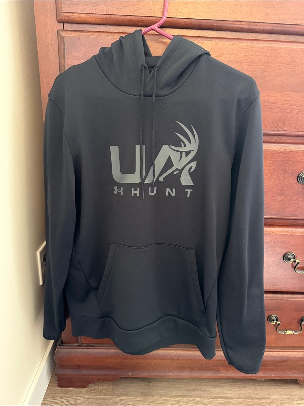 Under Armour Black UA Hunt Logo Hoodie